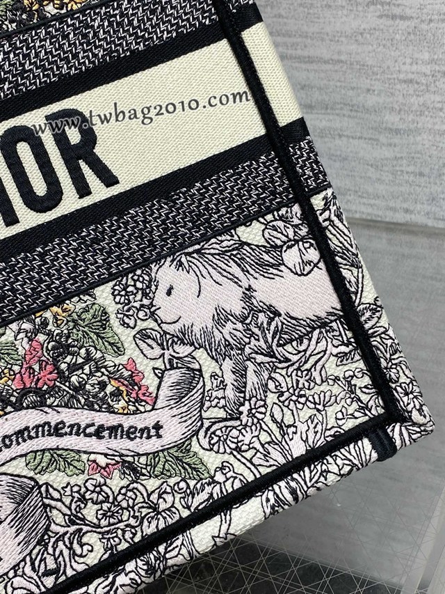 Dior专柜新款迪奥顶级原单中号Tote25早春圣诞限定款幸运星手提托特包 djfk1160